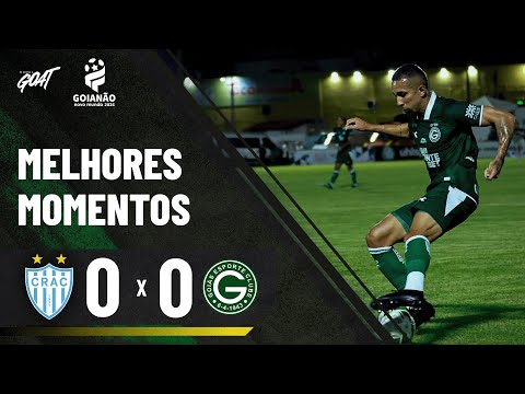 CRAC E GOIÁS EMPATAM NA SEGUNDA RODADA DO CAMPEONATO GOIANO