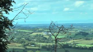 Portadown, Craigavon, Co. Armagh from Carrigatuke Mountain with better visibility