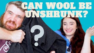 How to Unshrink a Wool Sweater| DOES IT REALLY WORK?!