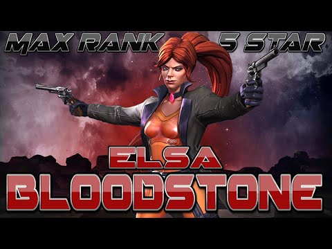 [MCOC] Taking 5* Elsa Bloodstone Straight to Rank 5! R5 Gameplay of a Underrated Raw Damage Champ!