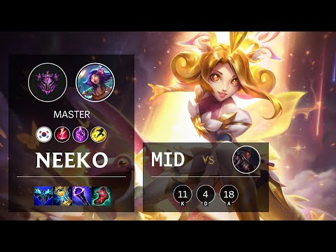 Neeko Mid vs Lucian - KR Master Patch 11.4