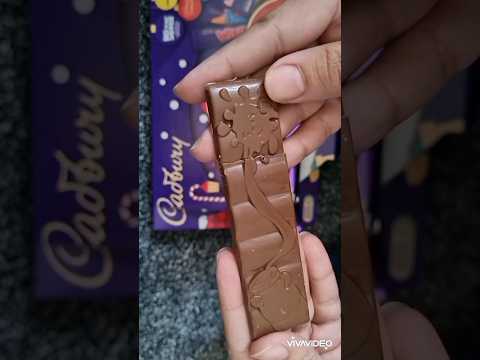 Cadbury Dairy Milk Little Bar #chocolate #asmr #christmas #dairymilk #kitkat #mrbeast