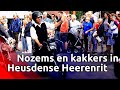 Nozems en kakkers op historische brommers en motoren in Heusdense Heerenrit