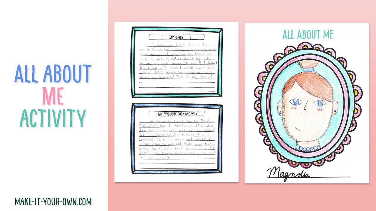All About Me Printable