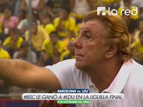 Barcelona venció a LDU en la Liguilla Final del 2008