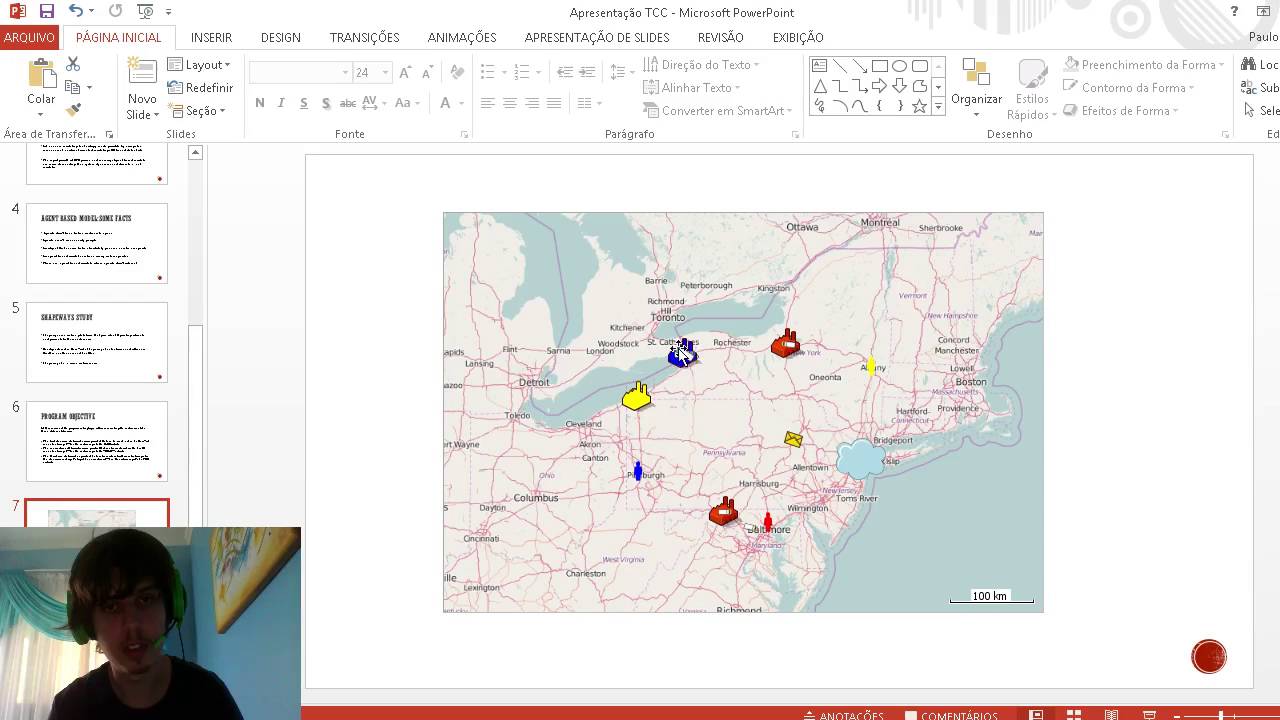 Video 1: Agent Based Model - Study about the suply chain of Shapeways Plataform - video 1 Anylogic