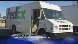 Drop off FedEx packages at Walgreens starting spring 2017