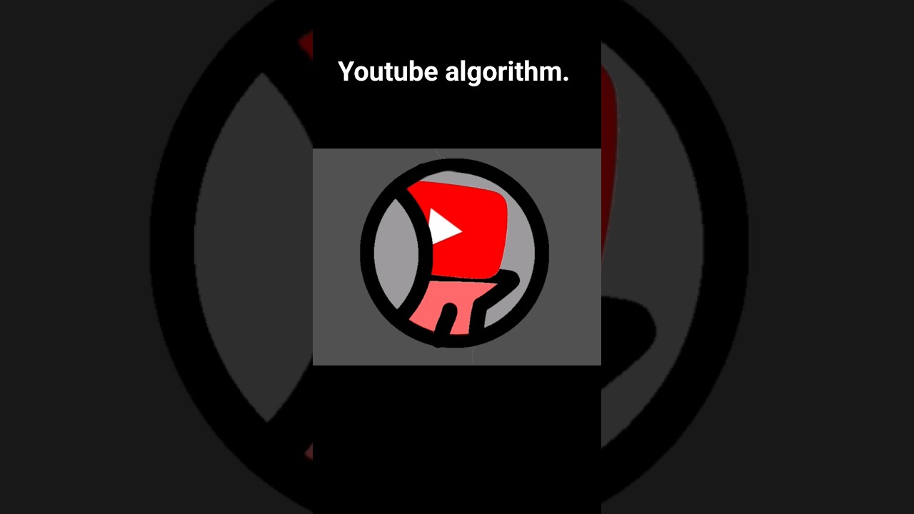 Youtube algorithm with small content creators #meme #animation #funny #humour #algorithm