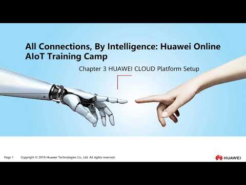 8 HUAWEI CLOUD Platform Setup Process AI and IoT