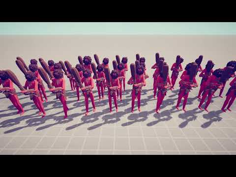 30 Clubbers vs 1 Swordcaster [TABS]