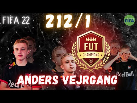 ANDERS VEJRGANG PERDE INVENCIBILIDADE 212/1 - FIFA 22 FUT CHAMPIONS | Weekend League