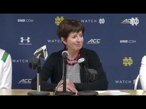 @ndwbb | Post-Game Press Conference vs. Pennsylvania (2018)