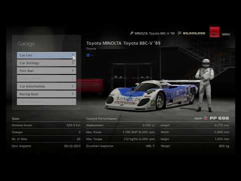 Gran Turismo 6 Money Glitch - 20 Million in a Few Minutes