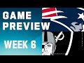 New England Patriots vs. Las Vegas Raiders | 2023 Week 6 Game Preview