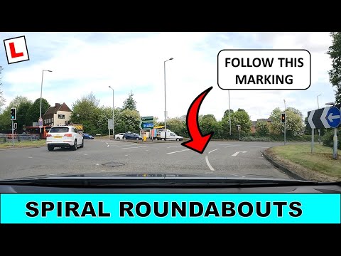 SPIRAL ROUNDABOUTS: Roundabout Driving