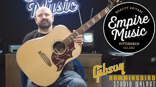 Video thumbnail for Gibson Hummingbird Studio Walnut - EMPIRE MUSIC by Empire Music