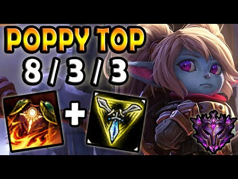 OTP Poppy vs Jax [ TOP ] Korea Master ✔️