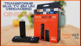 Fire TV Stick | Streaming em Full HD com Alexa | Com Controle Remoto por Voz com Alexa.  Comandos TV