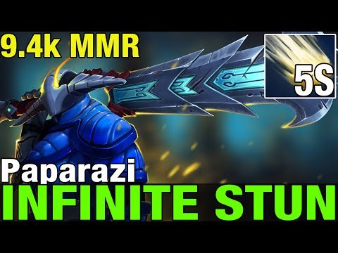 INFINITE STUN - Paparazi 9.4K MMR Plays Sven with lvl 25 Talent Tree - Dota 2
