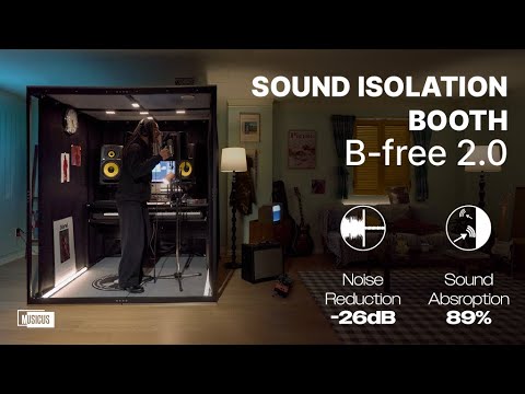 Silence Meets Creativity – B-Free 2.0 Sound Isolation Booth | MUSICUS