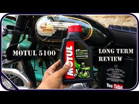 MOTUL 5100 ENGINE OIL | LONG TERM REVIEW | BEST OIL FOR BULLET ??