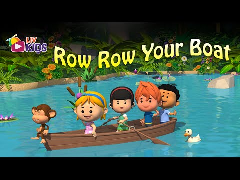 Row Row Row Your Boat with Lyrics | LIV Kids Nursery Rhymes and Songs | HD