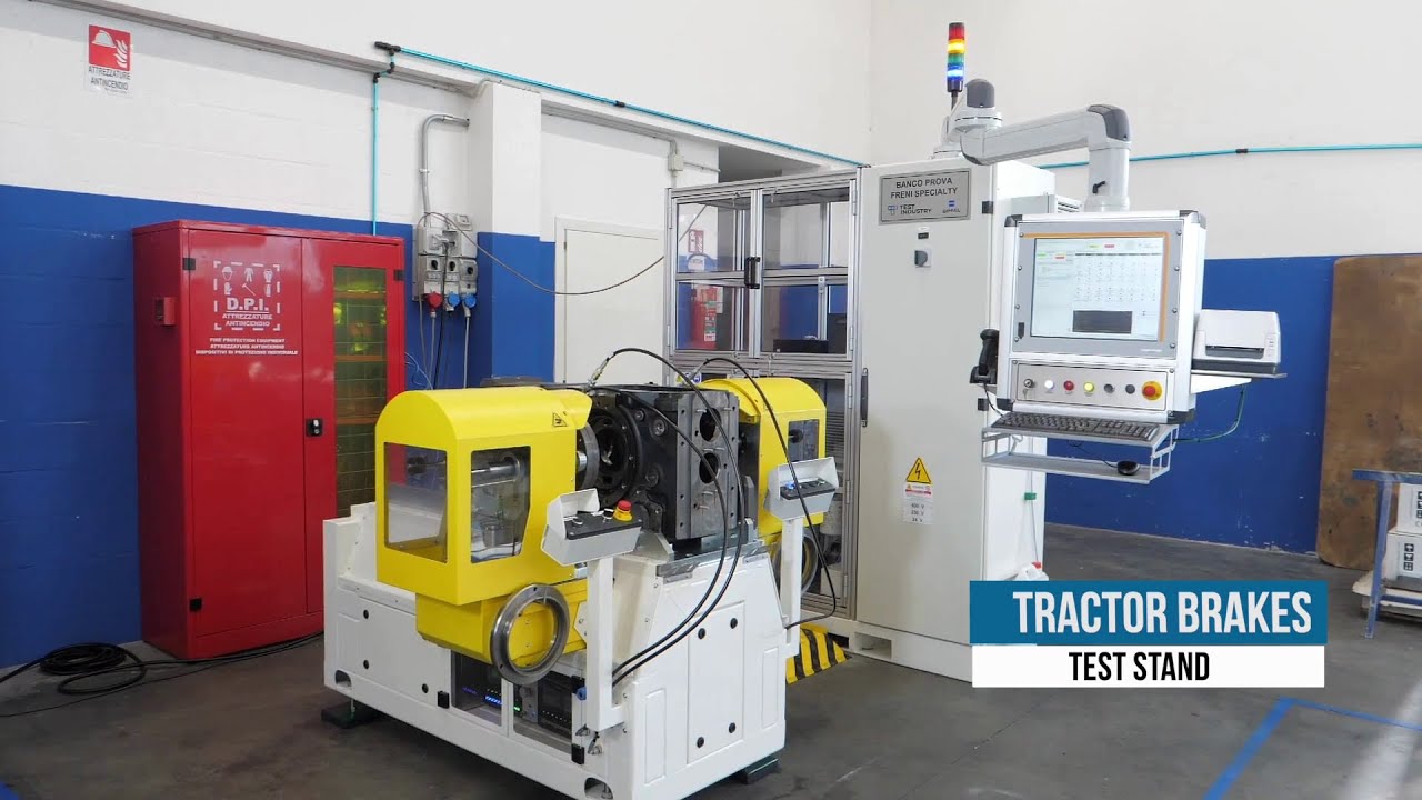 Tractor brakes test stand