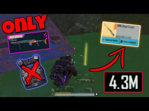 Mk Cobra Only 🤯 No Vest No Helmet 🚫 Best Fabled Gun! Metro Royale C-12