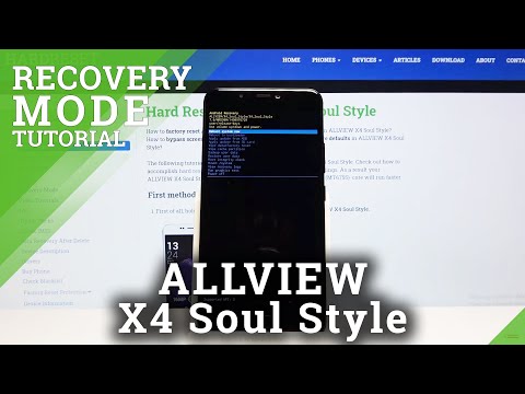 How to Enter Recovery Mode in ALLVIEW X4 Soul Style - Android Recovery System