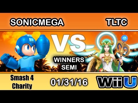 Smash 4 Charity - PC | Sonic Mega (Mega Man) Vs. SCB | TLTC (Palutena) Winners Semi - Smash Wii U