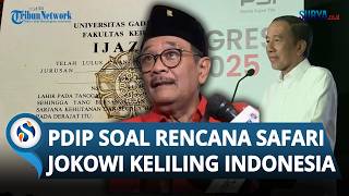 Respons Menohok PDIP soal Rencana Safari Jokowi Keliling Indonesia: Tunjukkan Aja Ijazahnya