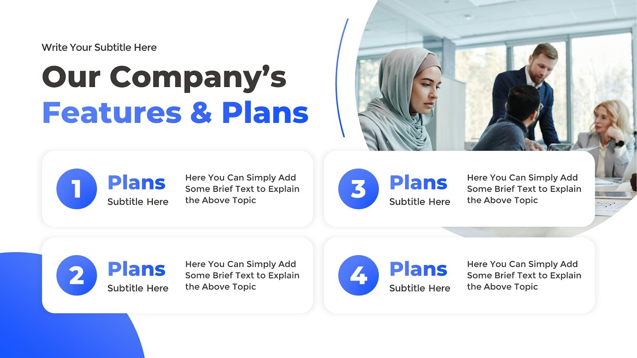 4-Step Animated PowerPoint Diagram Slide