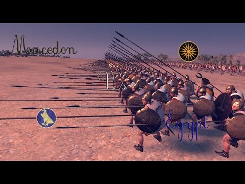 Total War Rome II Online Battle #18 Macedon Vs. Egypt