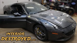 Rebuilding A Flooded 2016 Ferrari California T (Part 2)