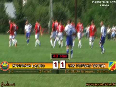 [02.09.09r.] PUCHAR POLSKI. ZYNDRAM ŁĄCKO- LKS POPRAD RYTRO 2-4 [GOL NA 1-1]