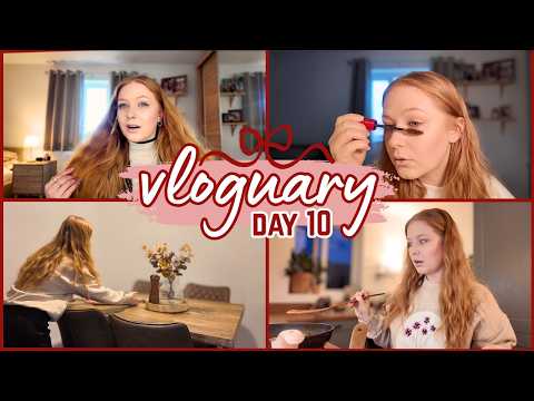 VLOGUARY | DAY 10 — Decluttering My Makeup, Solo Day & Pancake FAIL!