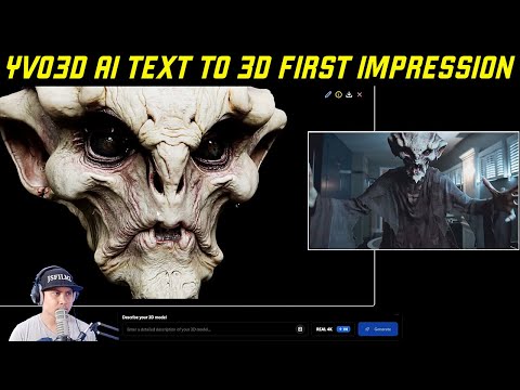YVO3D AI Text to 3D First Look