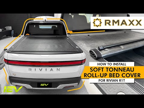 Installing & Reviewing the Team 1EV RMaxx Soft Tonneau Roll-up Bed Cover for Rivian R1T Pickup Truck