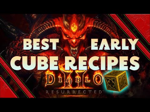 Diablo 2 Resurrected - great early game Horadric cube recipes easy to make for new starters