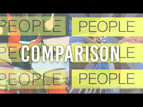 SIDE BY SIDE COMPARISON - People Drum Cover (The 1975)
