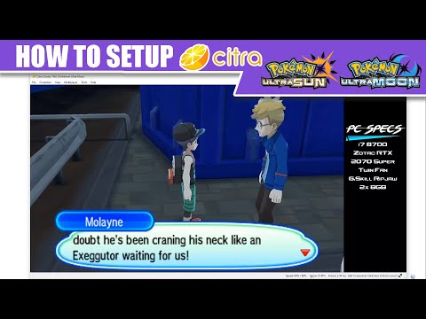 How to Setup Citra Emulator for Pokemon Ultra Sun and Ultra Moon on WIN10 PC