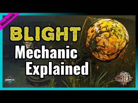 [Path of Exile] Blight League Mechanic Explained!!