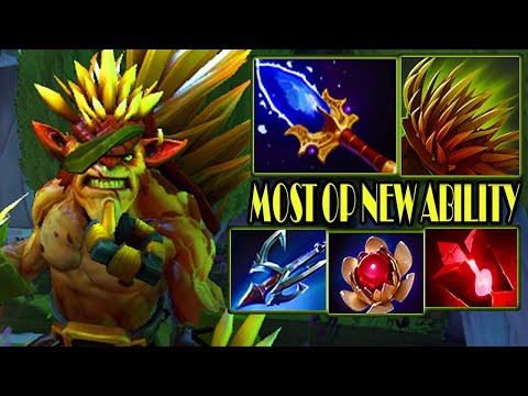MOST OP NEW ABILITY 1ST ITEM AGHA SCEPTER - [ Bristleback ] - INSANE GAMEPLAY
