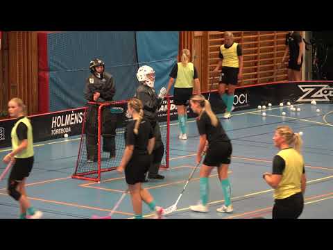 210814 MVUPP Träningsmatch Allsvenskan IBK Lockerud Mariestad - DAM Lindås Rasta IBK (4-4)