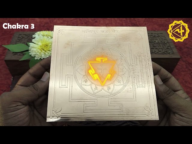 Seven Chakra 7 yantra set for balancing Energy meditation affirmation & yoga Focus - set of 7 video