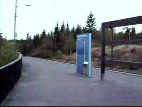 Frognerseteren station & Line 1 train waiting to leave, Oslo