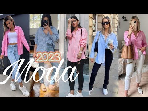 MODA 2023 CÓMO Vestir BIEN CON ROPA SENCILLA OUTFITS CASUALES PARA MUJER TENDENCIAS DE MODA 2023