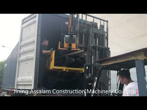how to load mini dumper & mini digger excavator together in one container?#dumper #minidumper