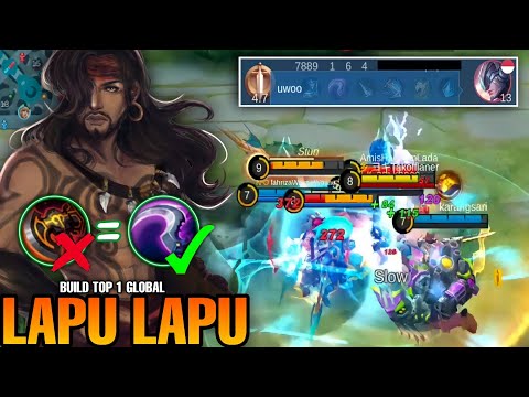 Lapu Lapu Best Build 2022!! Gameplay And Tutorial Tim Fights - Build Top 1 Global ~ Gameplay Exp