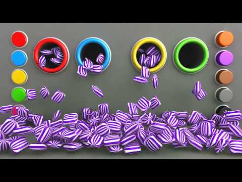 Learn Numbers with 3D Candy Surprise Eggs - Numbers Collection for Children